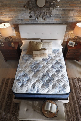 Mt Dana Euro Top Queen Mattress with Head-Foot Model Better Queen Adjustable Base - MyWaynesHome #