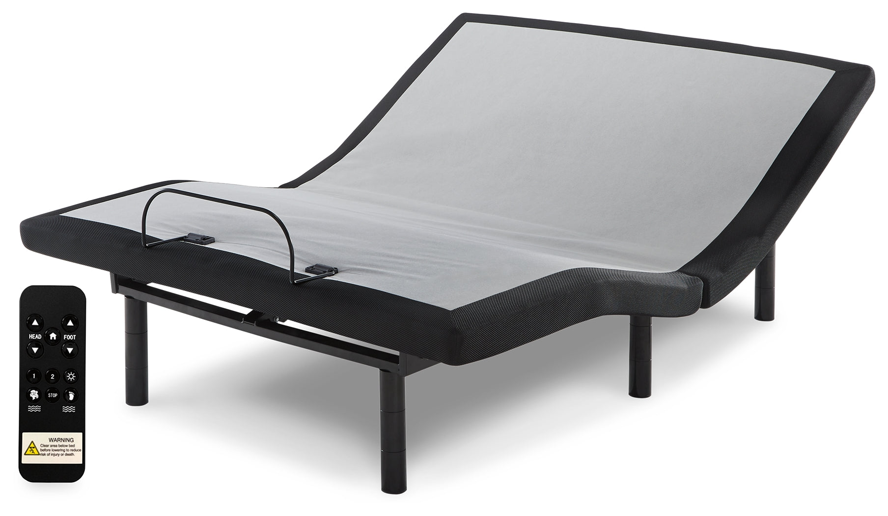 Mt Dana Euro Top Queen Mattress with Head-Foot Model Better Queen Adjustable Base - MyWaynesHome #