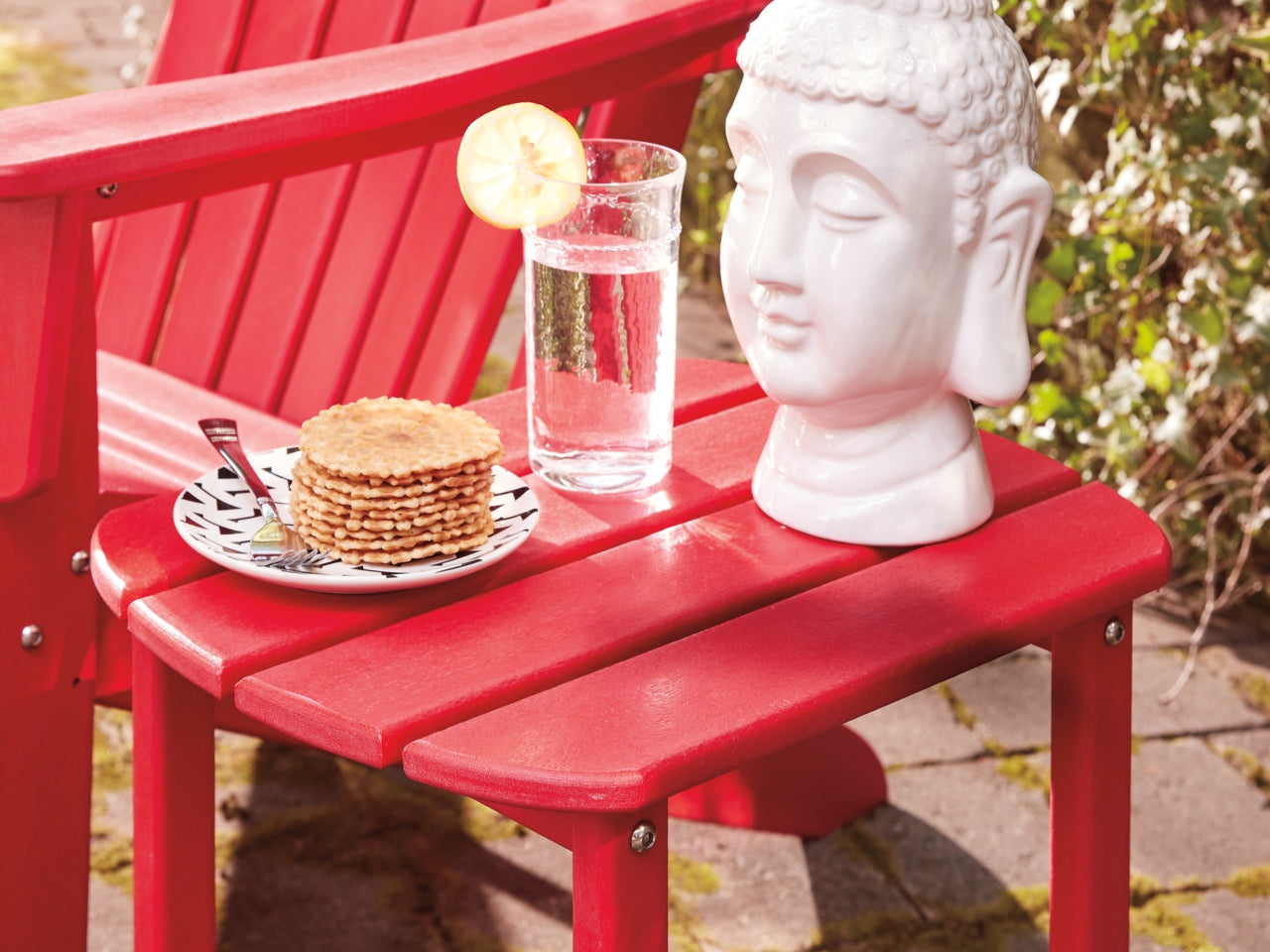 Sundown Treasure 2 Outdoor Chairs with End Table - MyWaynesHome #
