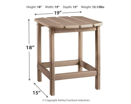 Sundown Treasure Outdoor Chair with End Table - MyWaynesHome #