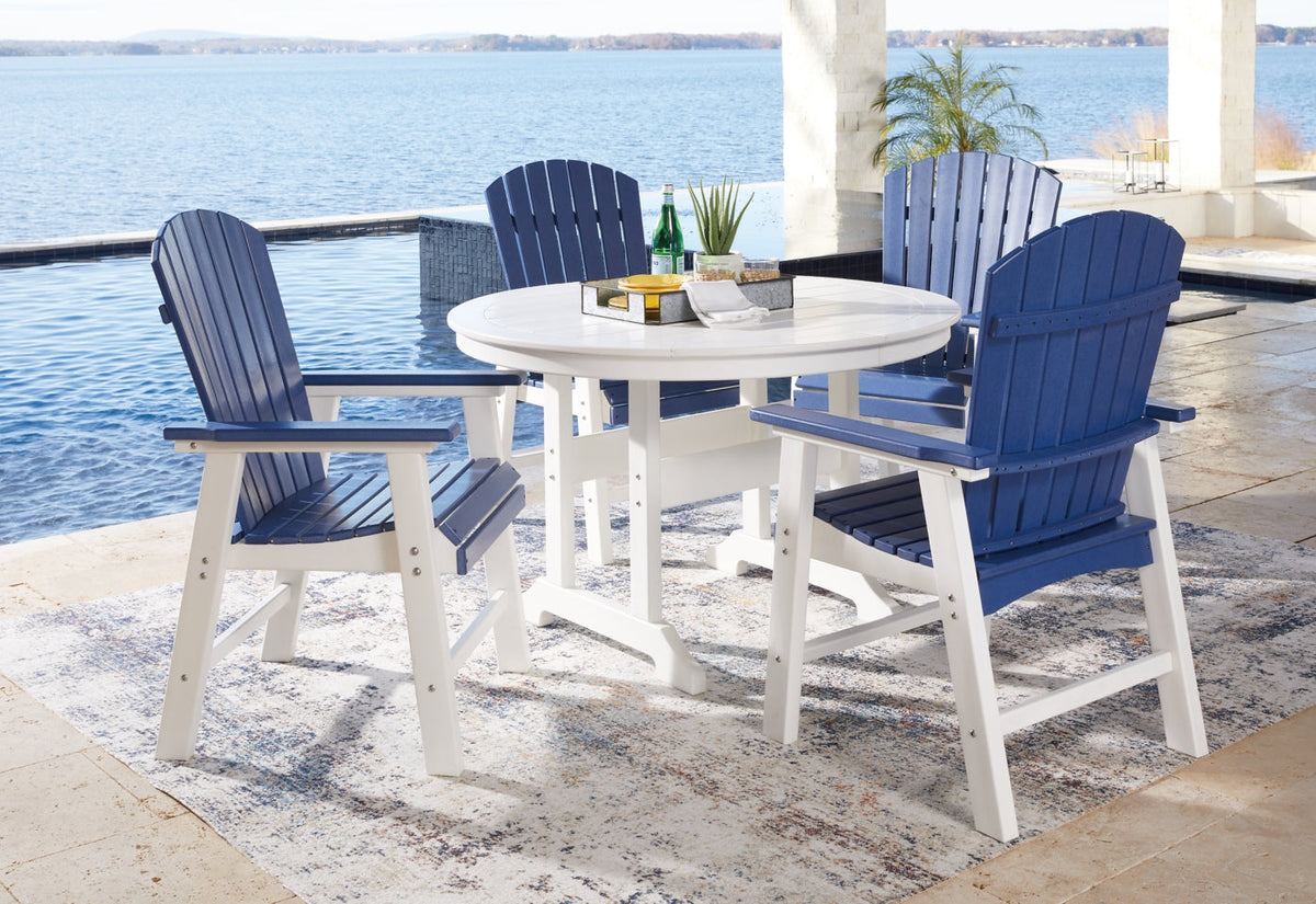 Toretto Outdoor Dining Table with 4 Chairs