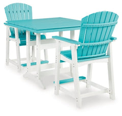 Eisely Outdoor Counter Height Dining Table and 2 Barstools - MyWaynesHome #