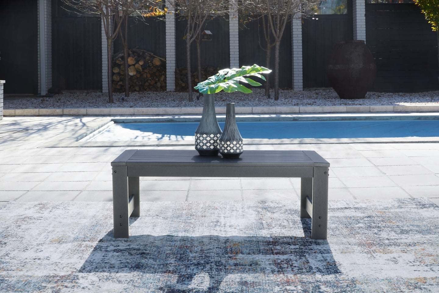 Amora Outdoor Loveseat with Coffee Table - MyWaynesHome #