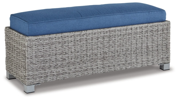 Naples Beach Outdoor Bench with Cushion - MyWaynesHome #