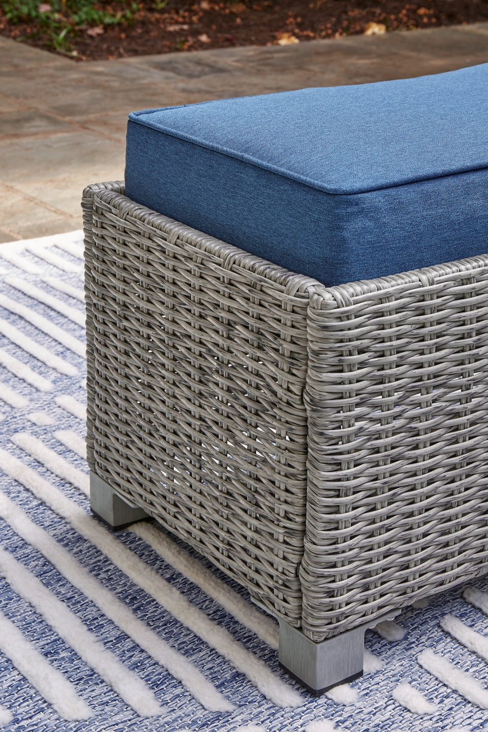 Naples Beach Outdoor Bench with Cushion - MyWaynesHome #