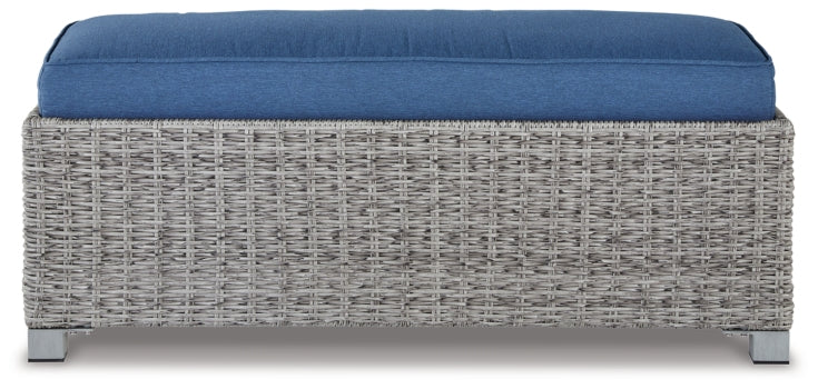 Naples Beach Outdoor Bench with Cushion - MyWaynesHome #