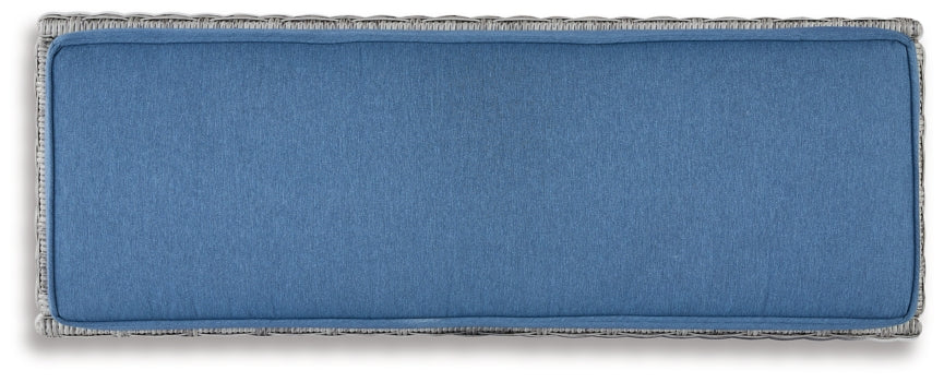 Naples Beach Outdoor Bench with Cushion - MyWaynesHome #