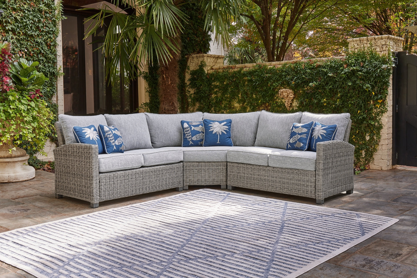 Naples Beach 3-Piece Outdoor Sectional - MyWaynesHome #