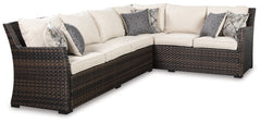 Easy Isle 3-Piece Outdoor Sectional with Chair and Coffee Table - MyWaynesHome #