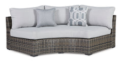 Harbor Court 4-Piece Outdoor Sectional with Ottoman - MyWaynesHome #