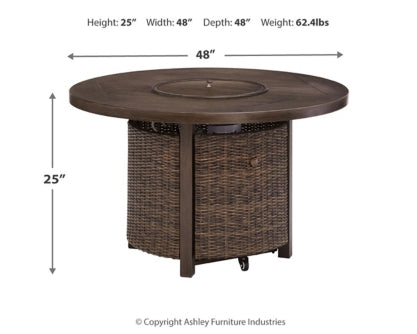 Paradise Trail Outdoor Fire Pit Table and 4 Chairs - MyWaynesHome #