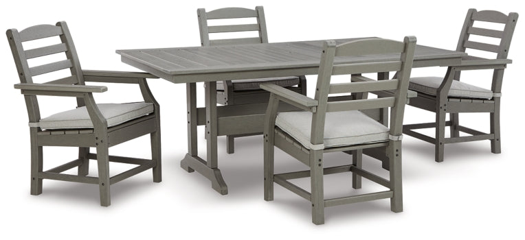 Visola Outdoor Dining Table and 4 Chairs - MyWaynesHome #