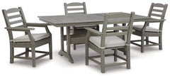 Visola Outdoor Dining Table and 4 Chairs - MyWaynesHome #