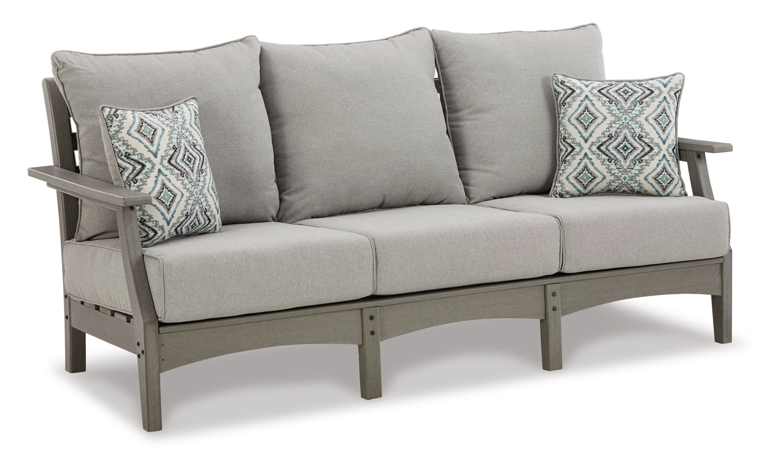 Visola Outdoor Sofa and Loveseat with Coffee Table - MyWaynesHome #