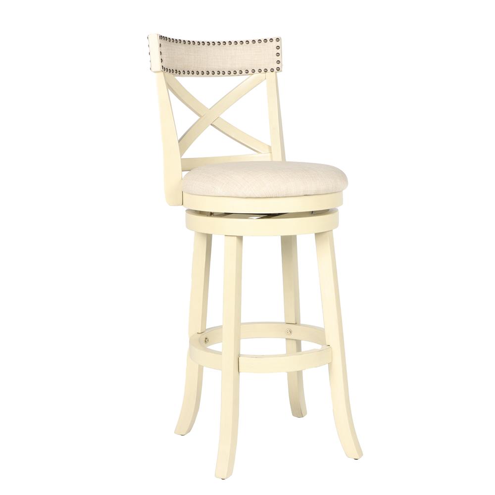 YORK 29" BAR STOOL-WHITE - MyWaynesHome #
