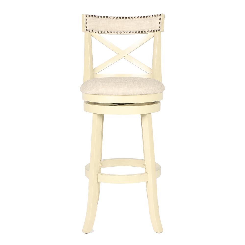 YORK 29" BAR STOOL-WHITE - MyWaynesHome #