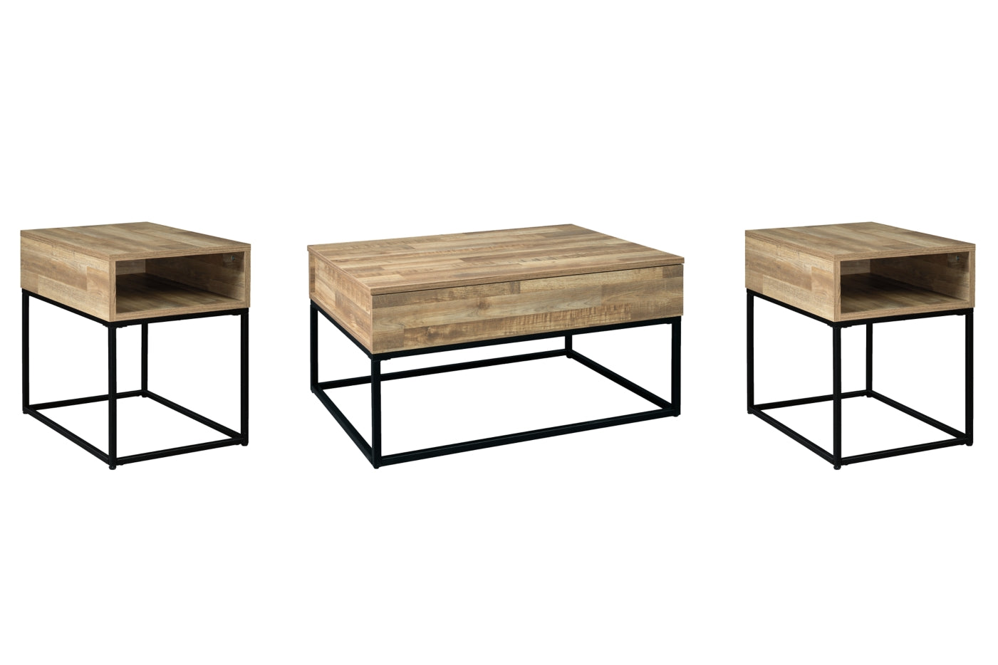 Gerdanet Coffee Table with 2 End Tables - MyWaynesHome #