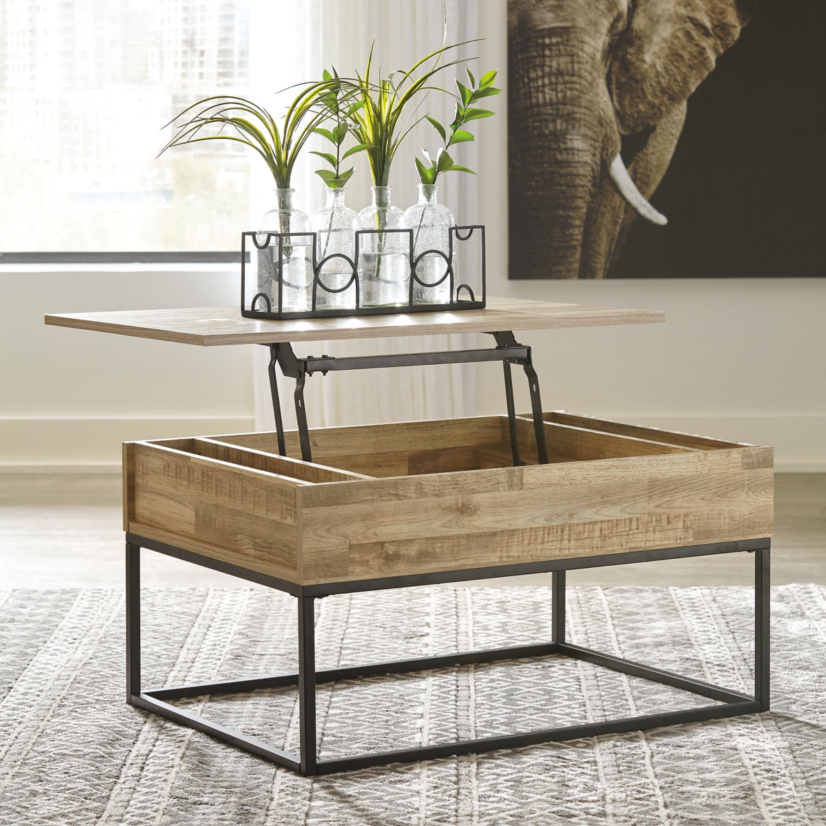 Gerdanet Coffee Table with 1 End Table - MyWaynesHome #