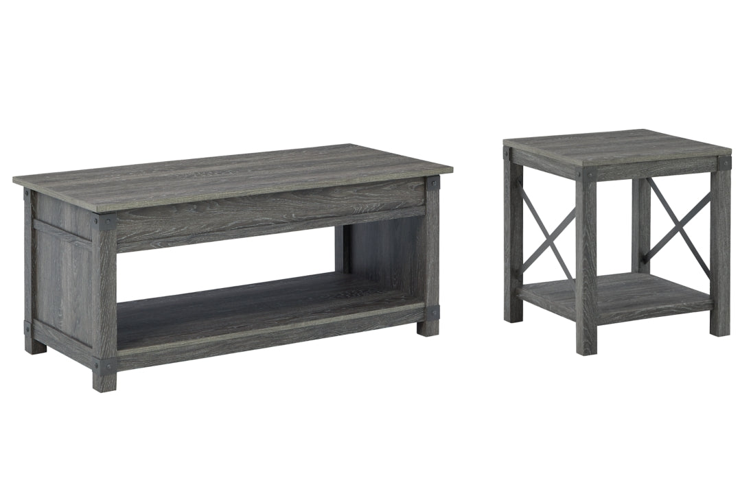Freedan Coffee Table with 1 End Table - MyWaynesHome #