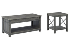 Freedan Coffee Table with 1 End Table - MyWaynesHome #