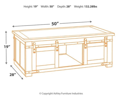 Budmore Coffee Table with 2 End Tables - MyWaynesHome #