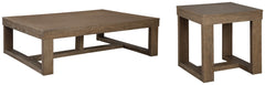 Cariton Coffee Table with 1 End Table - MyWaynesHome #