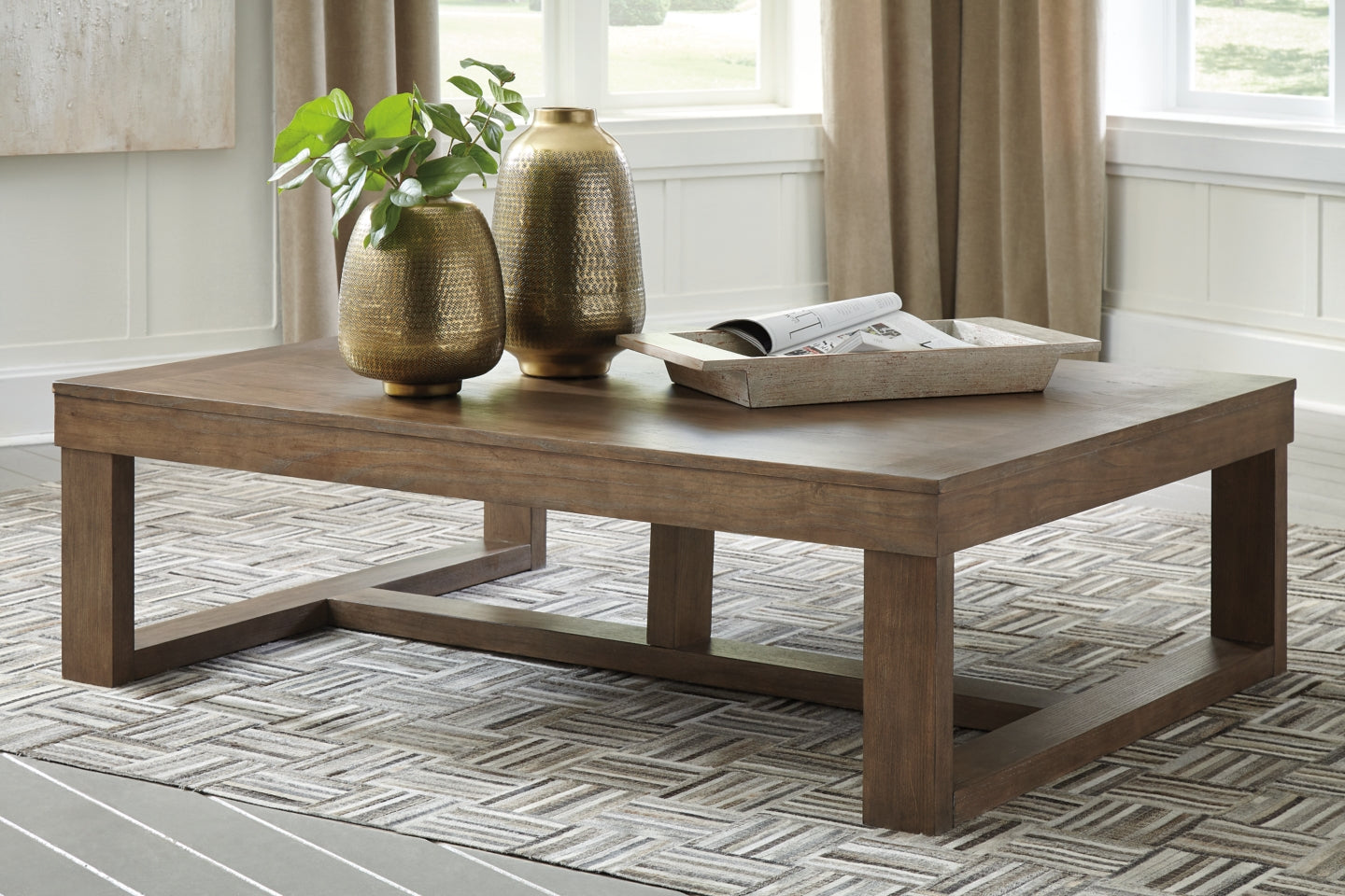 Cariton Coffee Table with 1 End Table - MyWaynesHome #