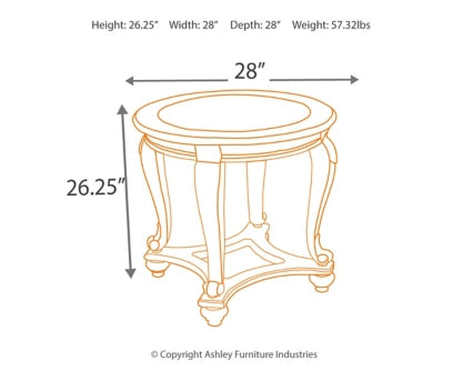 Norcastle Coffee Table with 1 End Table - MyWaynesHome #