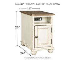 Realyn Coffee Table and 2 Chairside End Tables - MyWaynesHome #