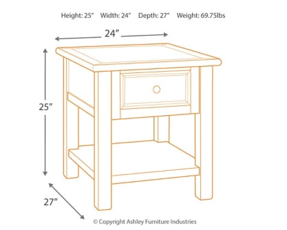 Bolanburg 2 End Tables - MyWaynesHome #