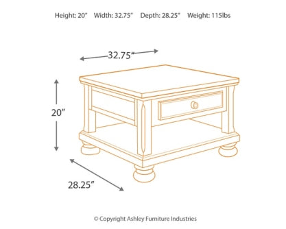 Porter Coffee Table with 1 End Table - MyWaynesHome #