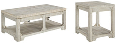 Fregine Coffee Table with 1 End Table - MyWaynesHome #