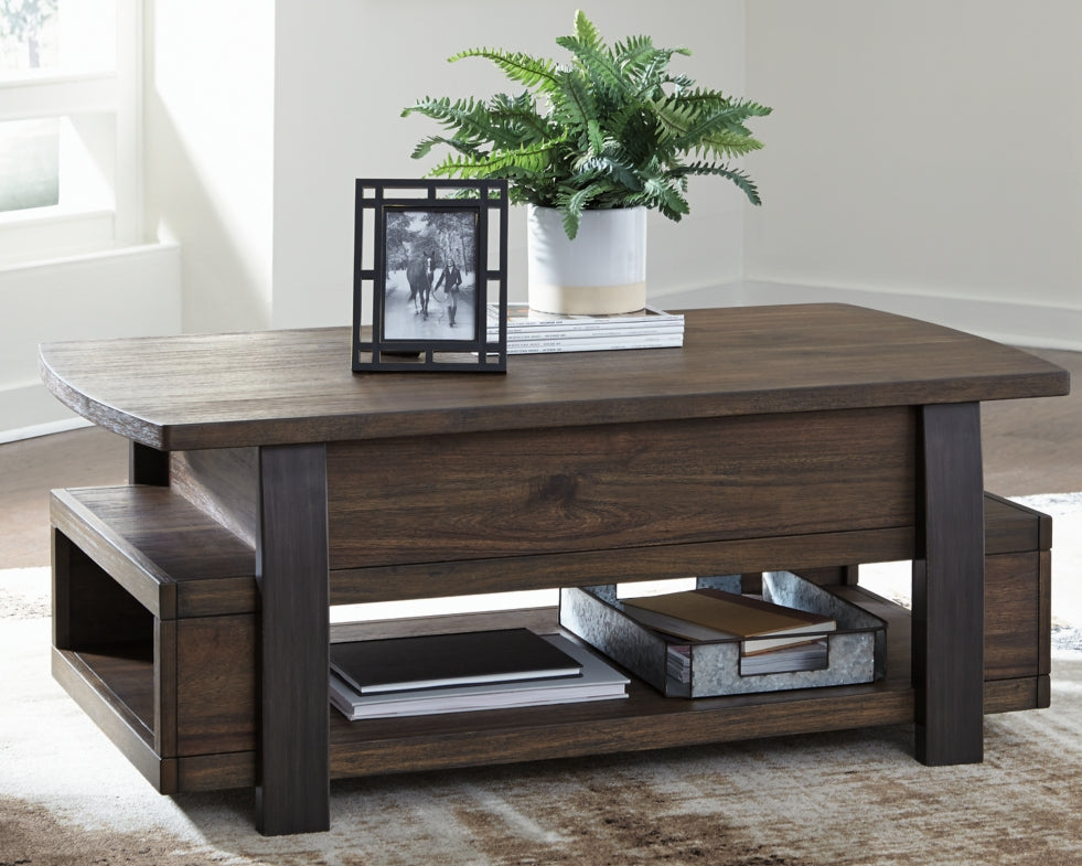 Vailbry Coffee Table with 2 End Tables - MyWaynesHome #