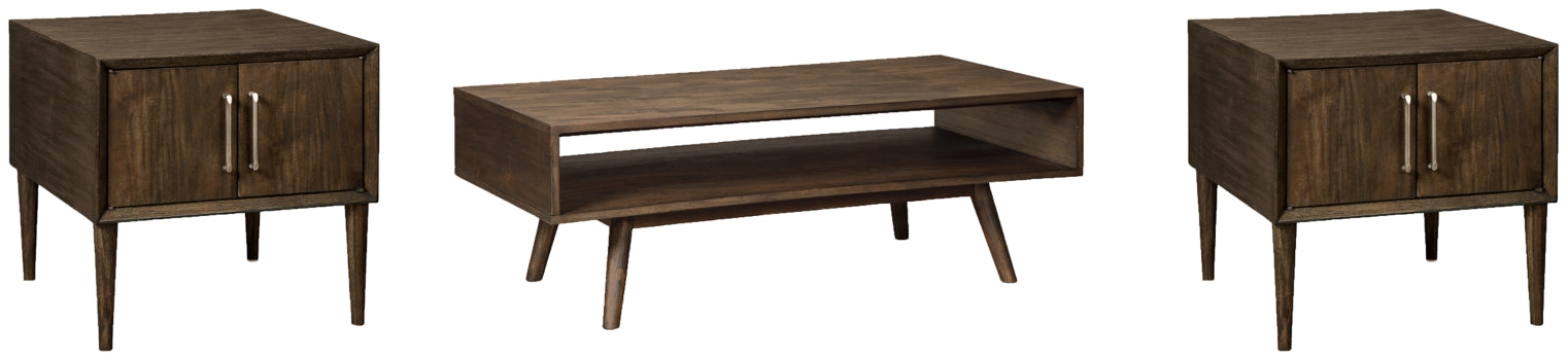 Kisper Coffee Table with 2 End Tables - MyWaynesHome #