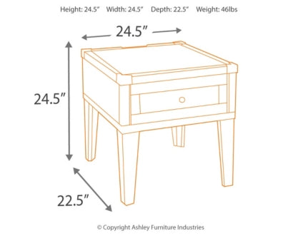 Todoe Coffee Table with 1 End Table - MyWaynesHome #