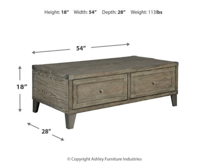 Chazney Coffee Table with 1 End Table - MyWaynesHome #