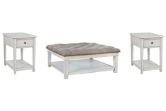 Kanwyn Coffee Table with 2 End Tables - MyWaynesHome #