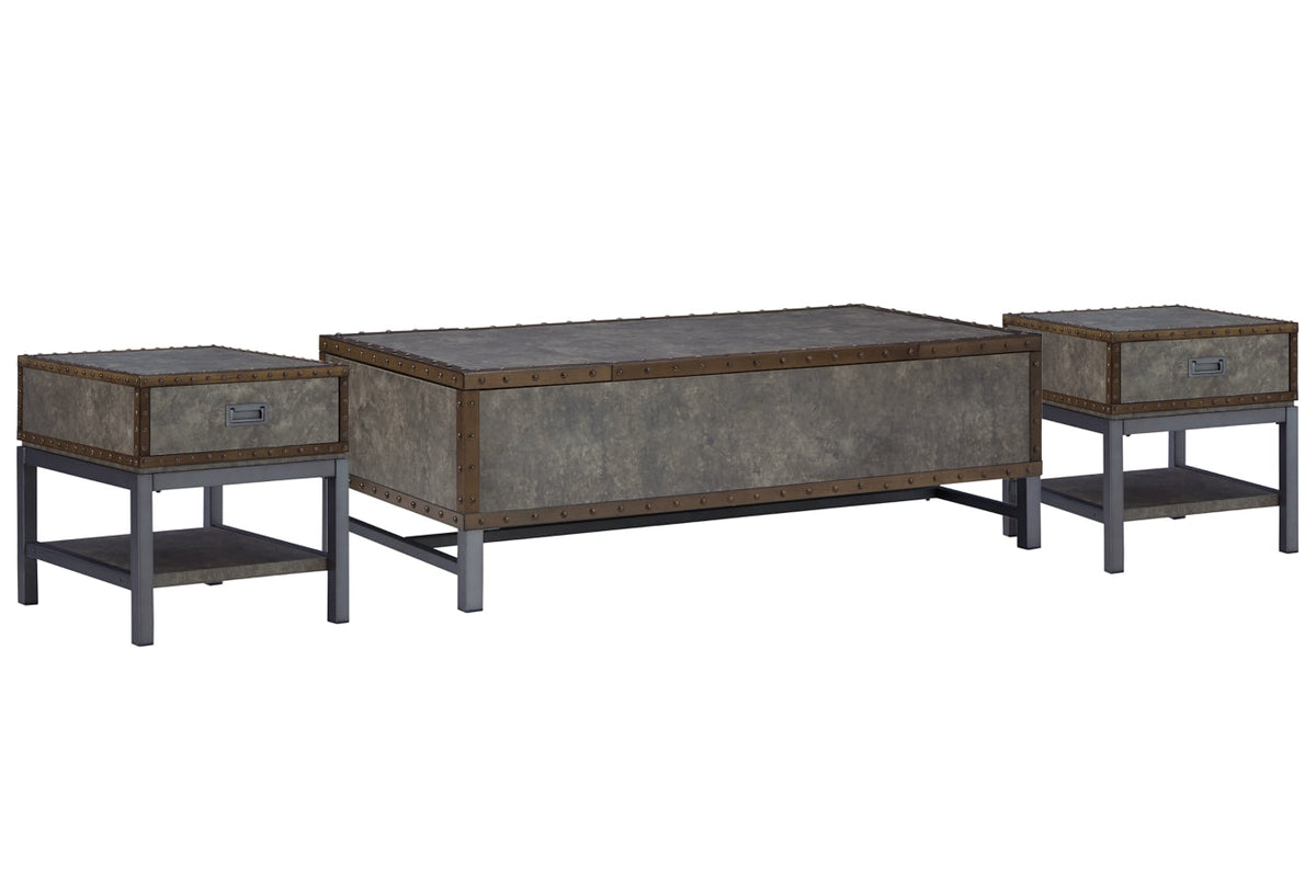 Derrylin Coffee Table with 2 End Tables - MyWaynesHome #