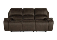 BROOKINGS  SOFA W/DUAL RECLINER-BROWN - MyWaynesHome #