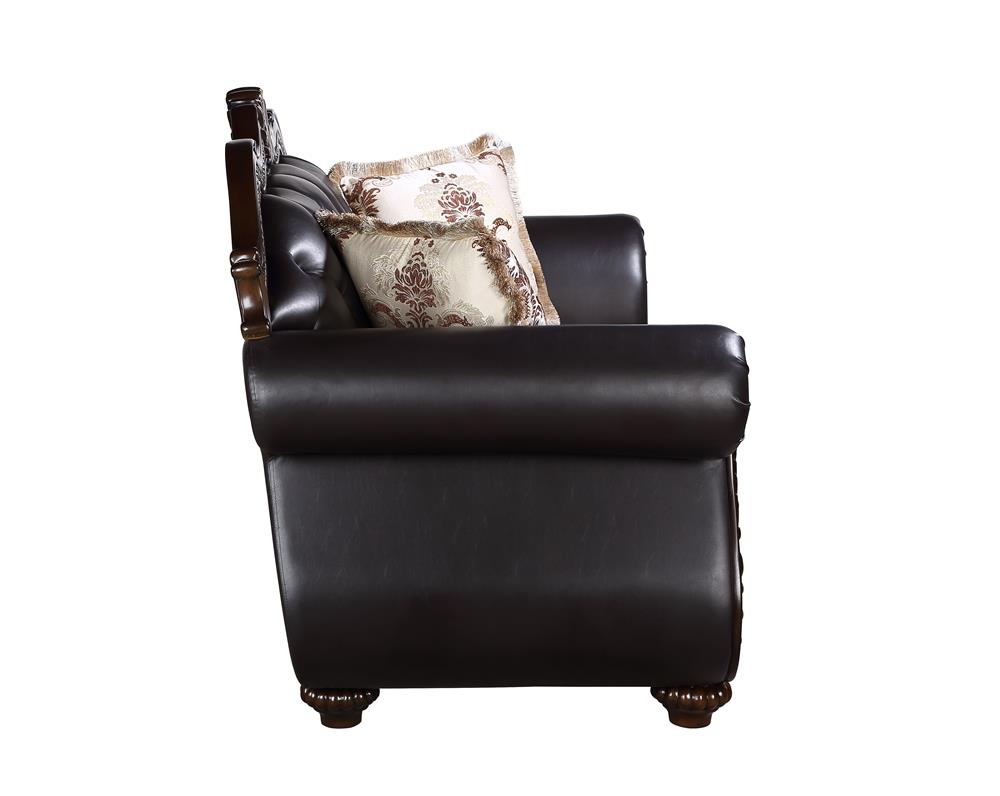 MAXIMUS LOVESEAT FRAME, CUSHION, ARMS, LEGS & 3 PILLOWS - MyWaynesHome #