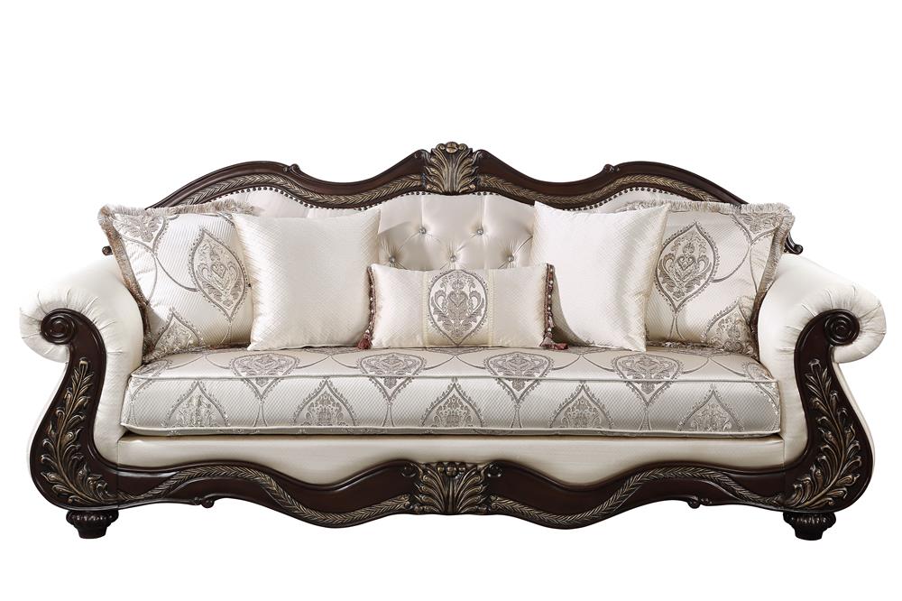 PALAZZO MARINA SOFA FRAME, CUSHION, ARMS, LEGS & 5 PILLOWS - MyWaynesHome #