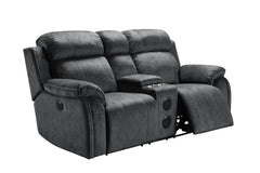 TANGO CONSOLE LOVESEAT W/SPEAKER-SHADOW - MyWaynesHome #