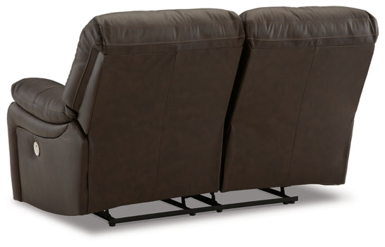 Leesworth Power Reclining Loveseat - MyWaynesHome #