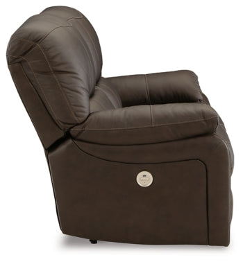 Leesworth Power Reclining Loveseat - MyWaynesHome #