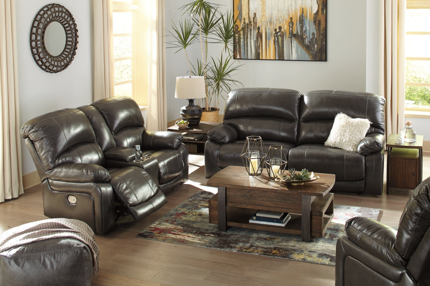 Hallstrung Power Reclining Sofa - MyWaynesHome #