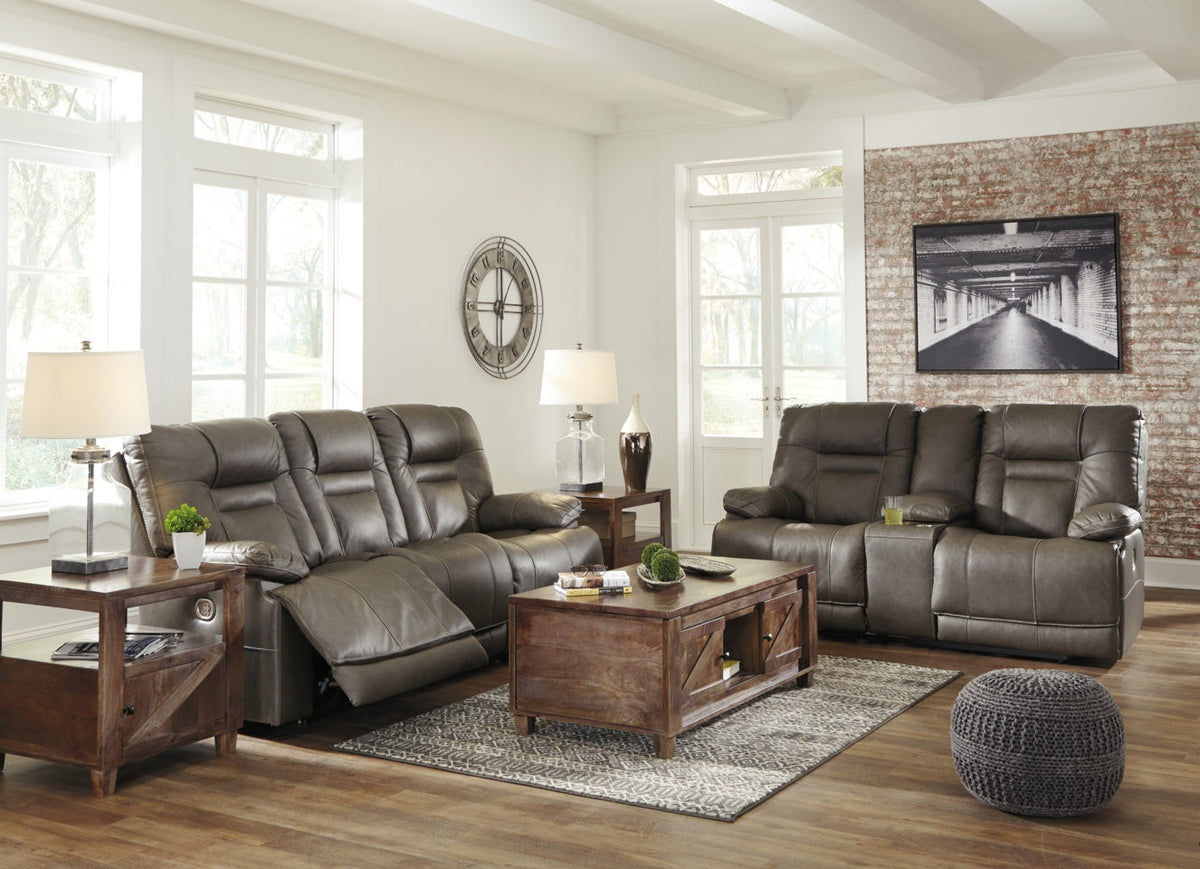 Wurstrow Power Reclining Sofa and Loveseat - MyWaynesHome #