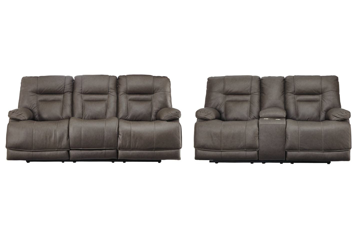 Wurstrow Power Reclining Sofa and Loveseat - MyWaynesHome #