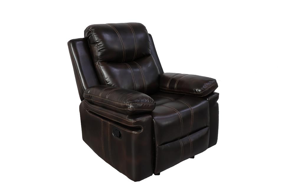 KELLEN GLIDER RECLINER W/PWR FR-BROWN - MyWaynesHome #