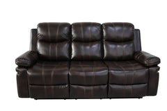 KELLEN  SOFA W/ DROP DOWN TRAY & PWR FR-BROWN - MyWaynesHome #