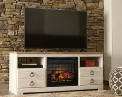 Willowton 64" TV Stand with Electric Fireplace - W267W8